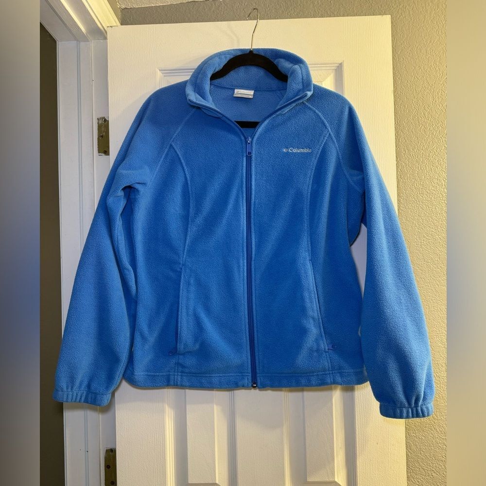 Columbia Women’s Benton Springs Blue Fleece Jacket size medium